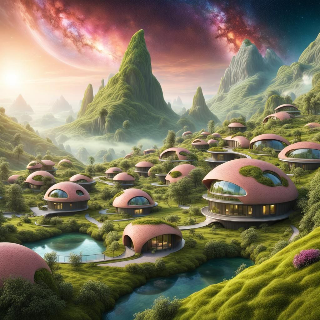 an ideal society, in the landscape