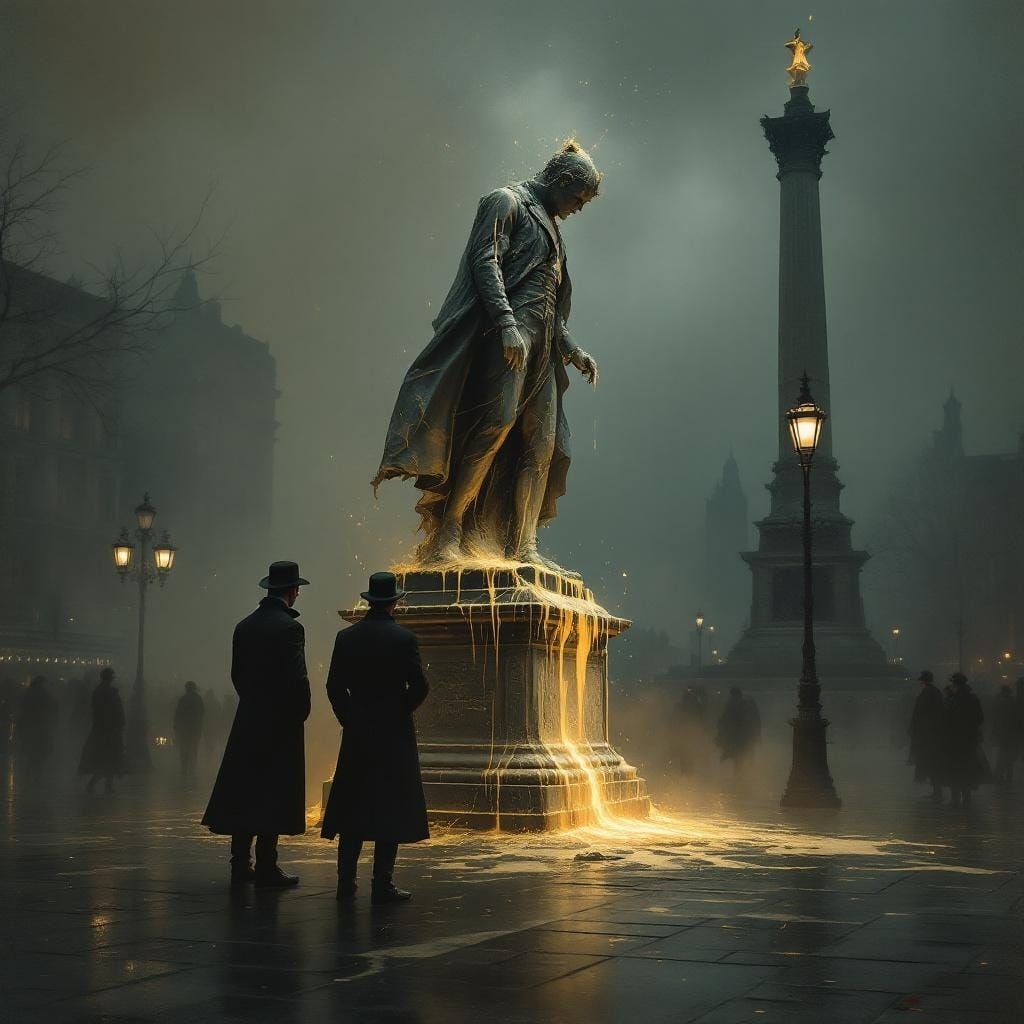 Sherlock Holmes and the Melting Statue