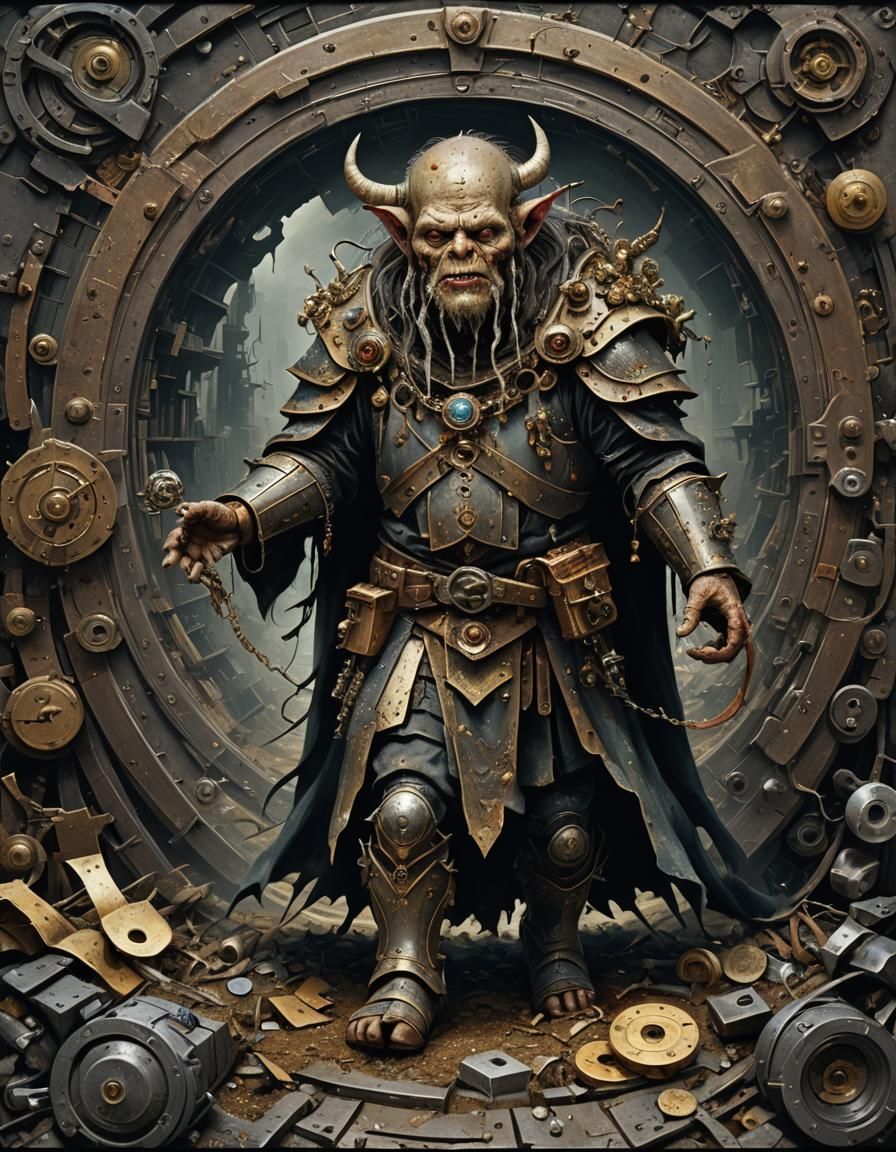 Dark Fantasy Grotesque: Dwarf Hunchback Ragnarok