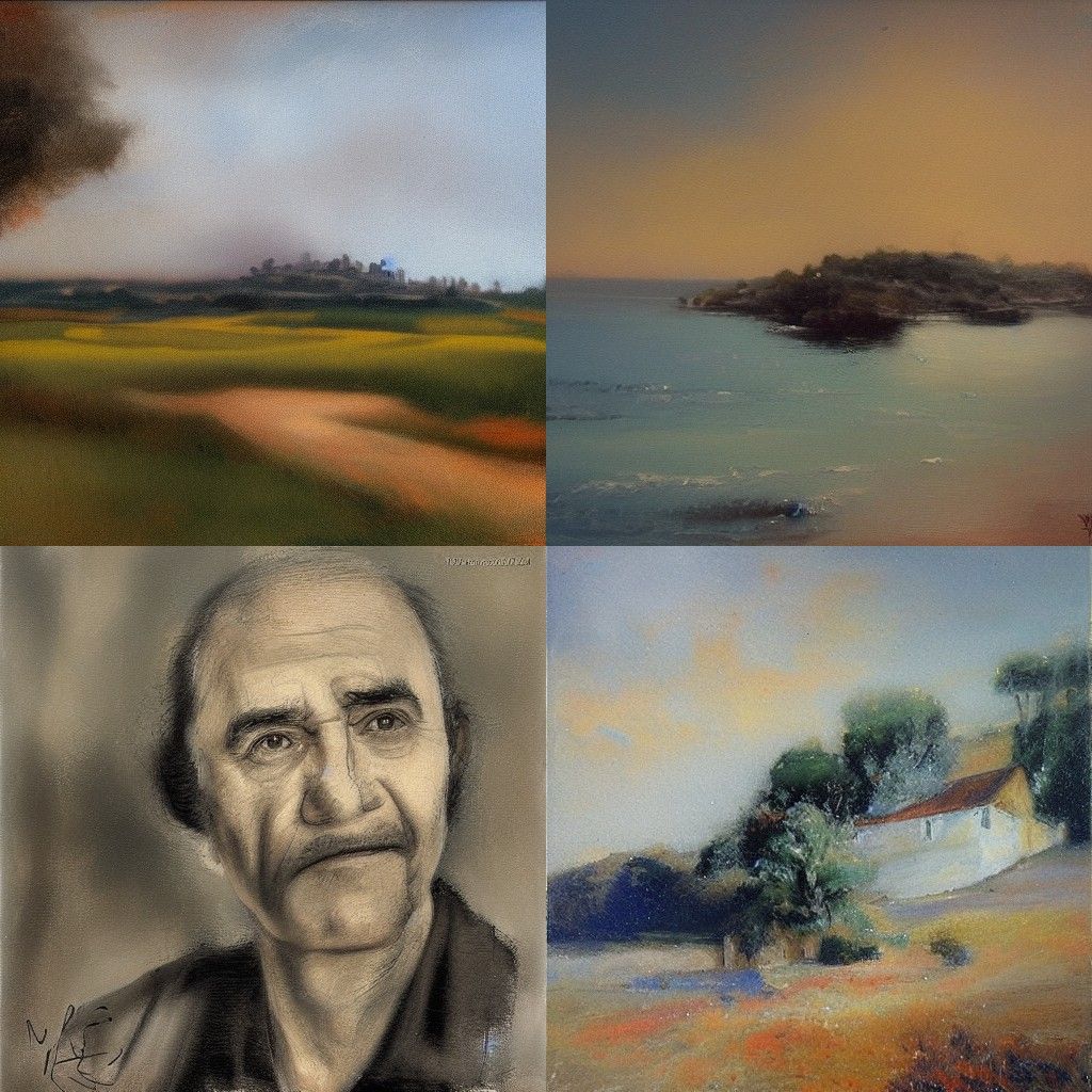 Ethereal Landscape with Dramatic Lighting