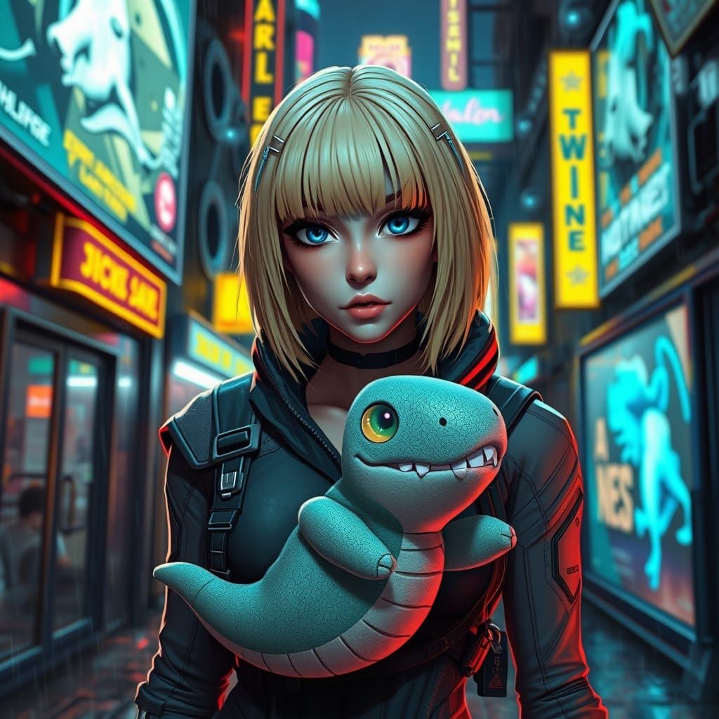 Cyberpunk Wattson with Nessie Companion