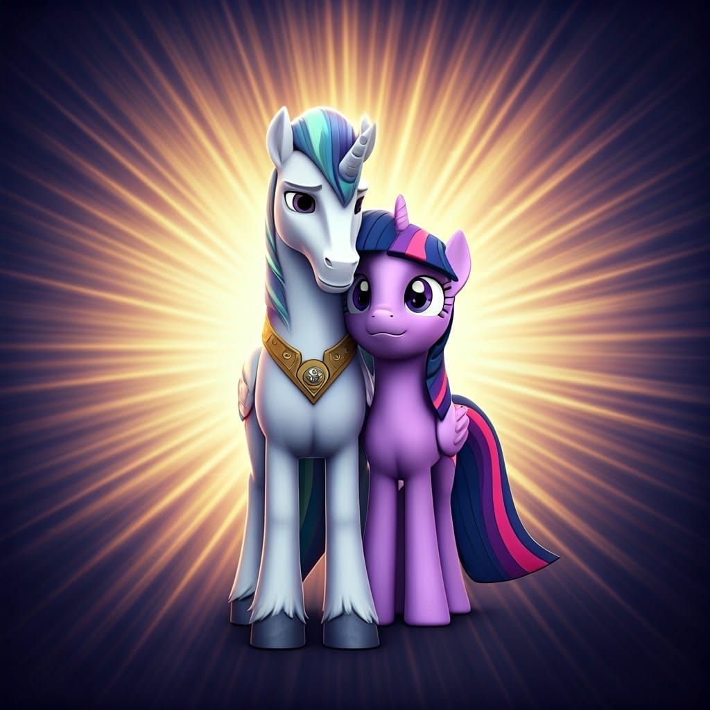 Sisterly Love Shines in Vibrant Digital Art