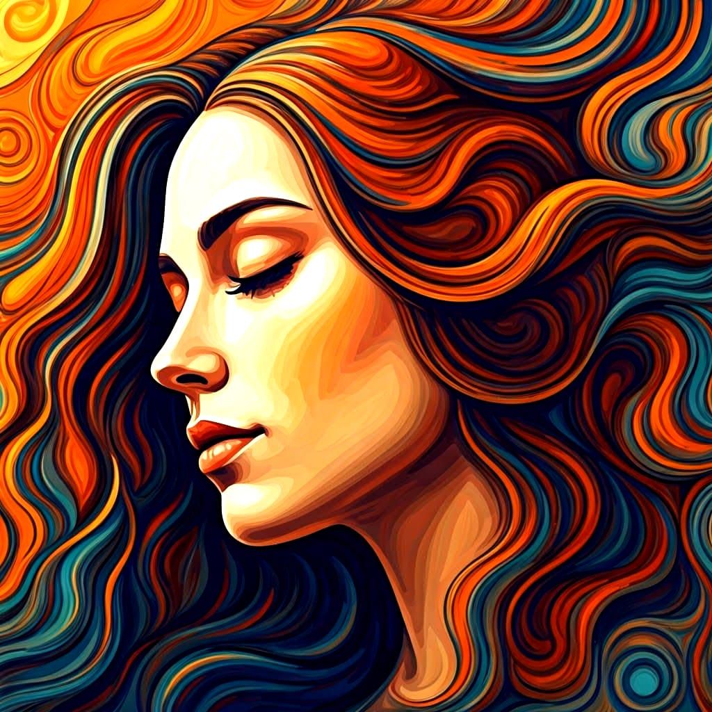 Abstract Art: Mental Freedom in Complementary Colors