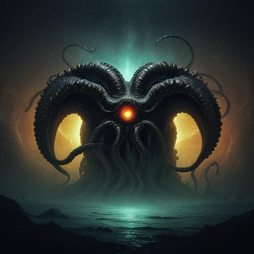 Eldritch Horror Yog-Sothoth in Cosmic Film Still