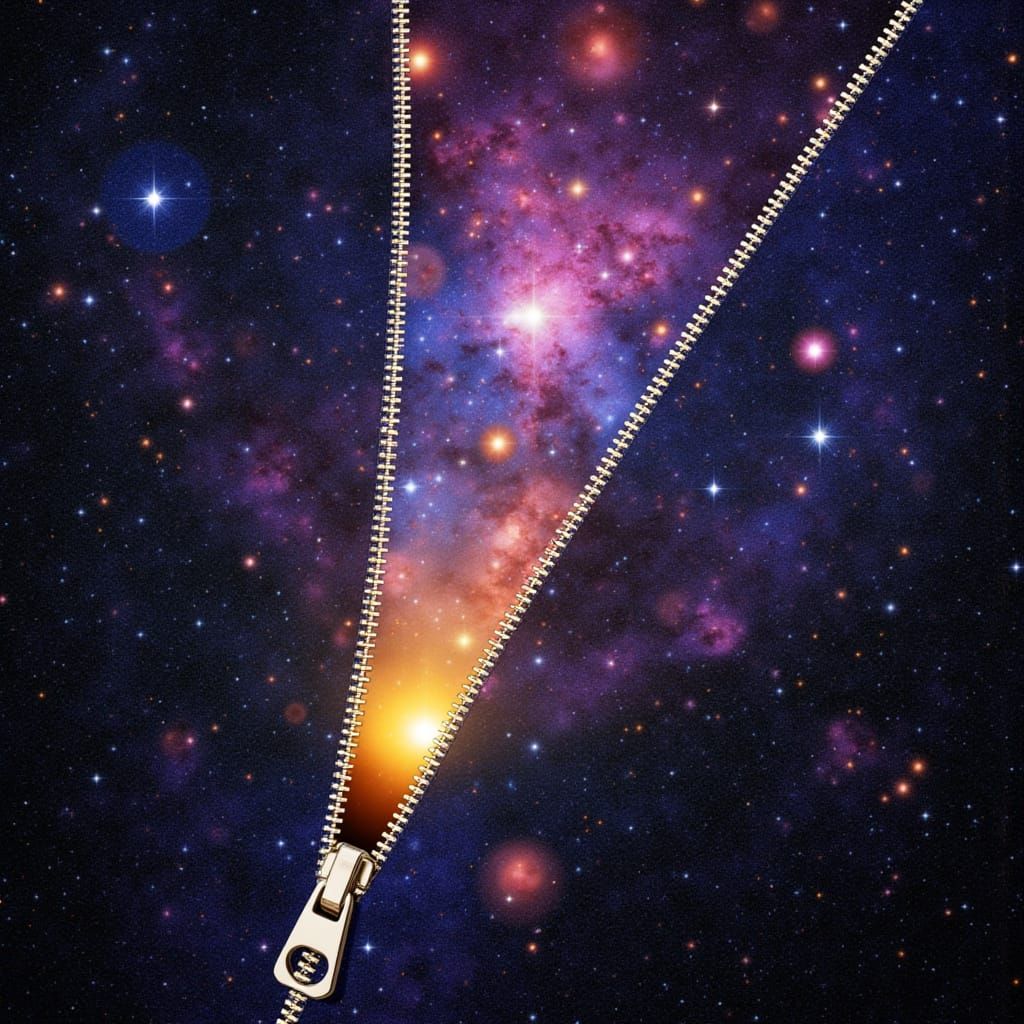 Unzipping the Cosmos: Galaxy Art with Color Inversion