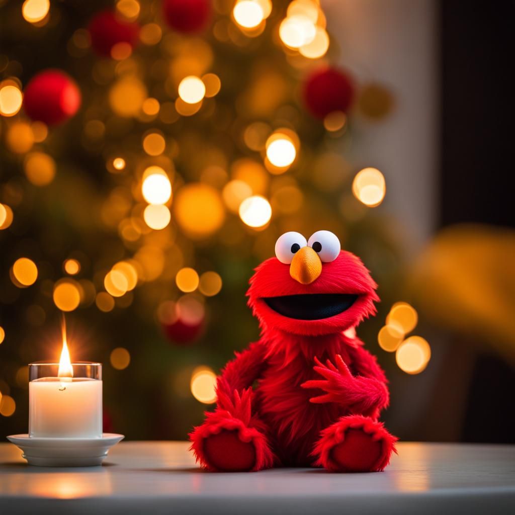 Elmo's Prayer to the Flame Gods: Professional Photo