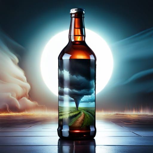 Tornado in a bottle