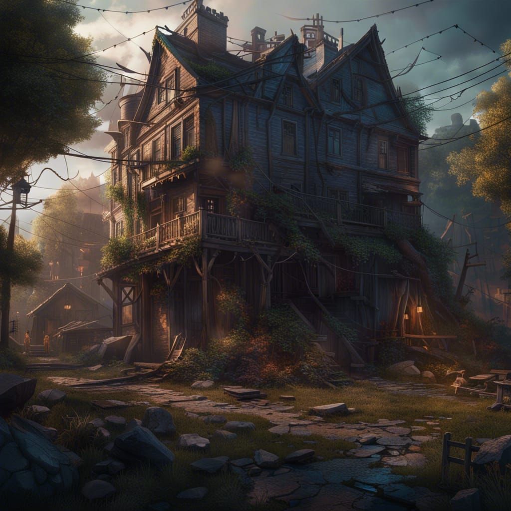 Detailed Matte Painting: The Outsiders