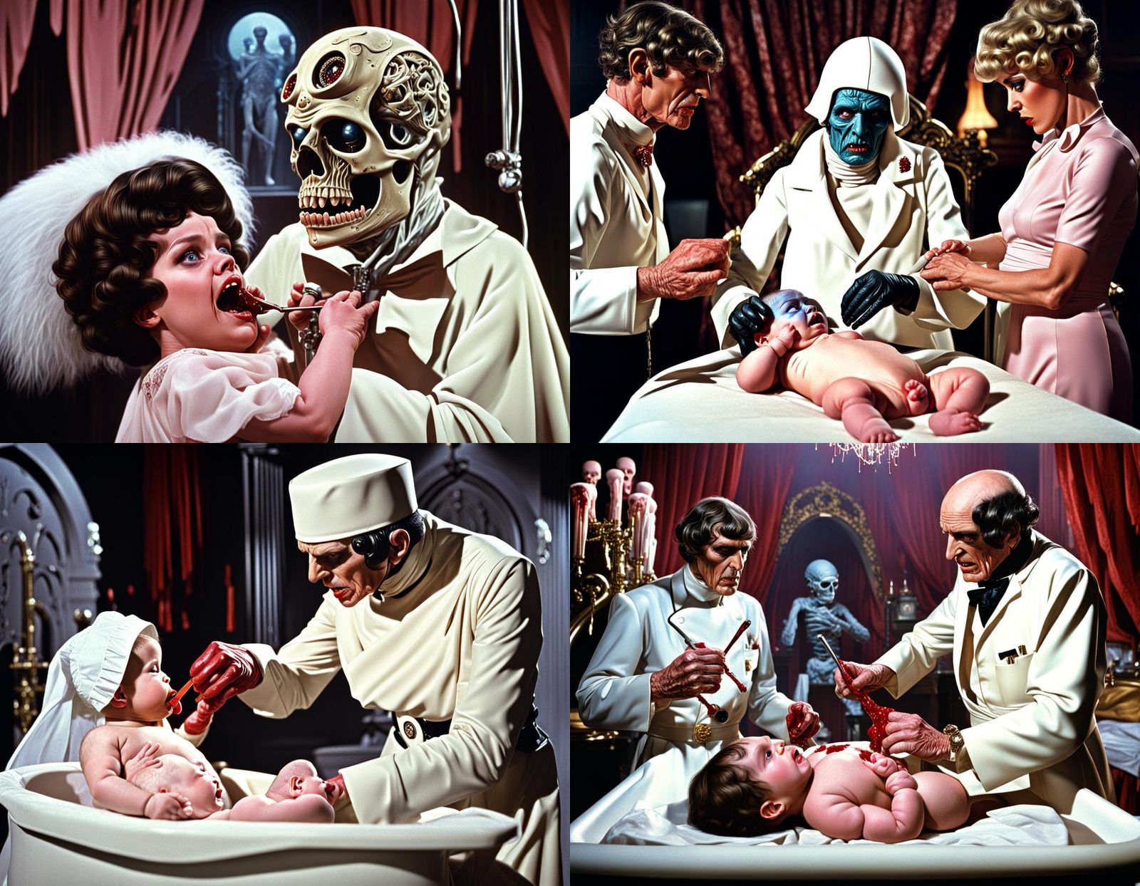 Abominable Dr Phibes: Gruesome Horror Scene in 8K