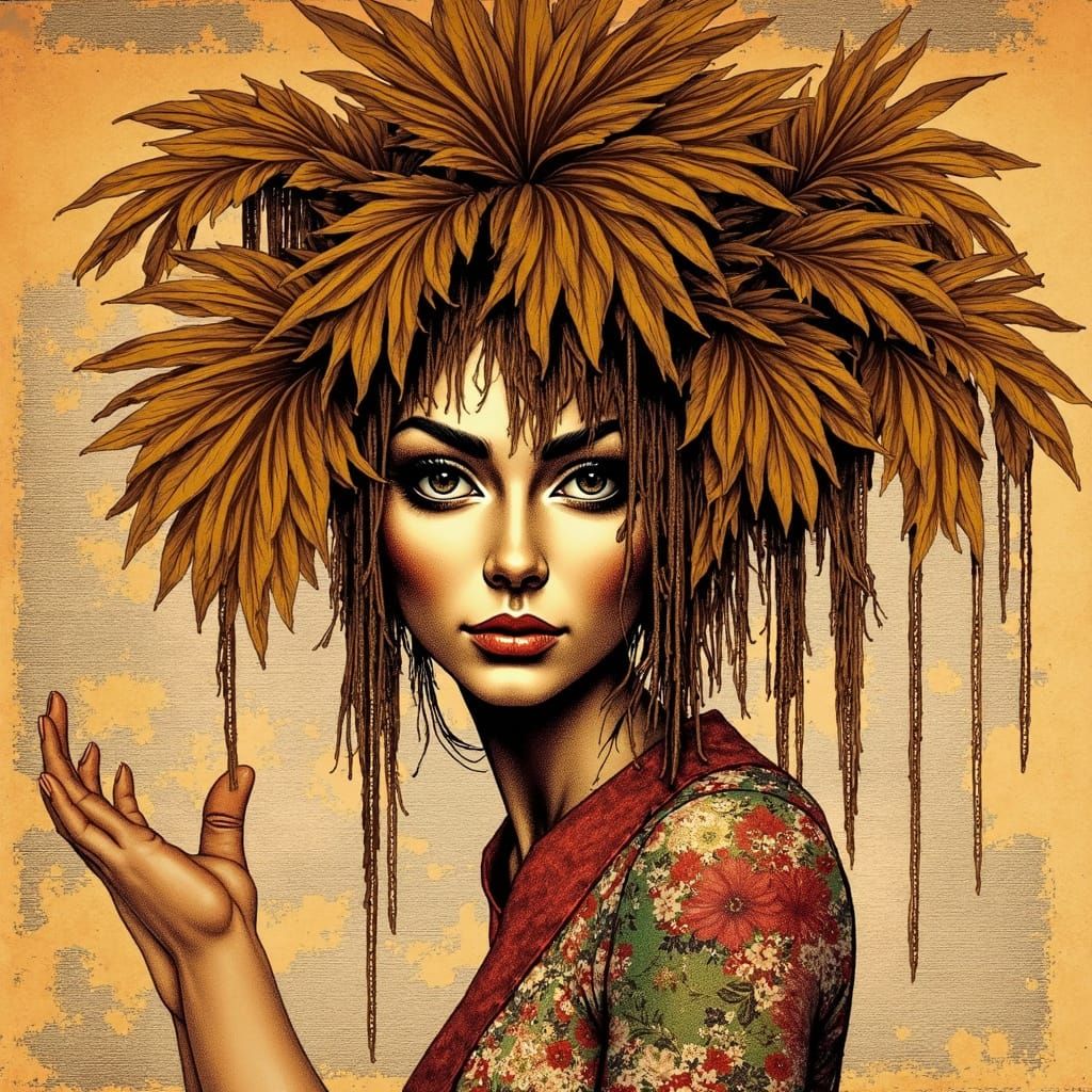 Mysterious and Haunting Portrait in Profundamente Misterioso...