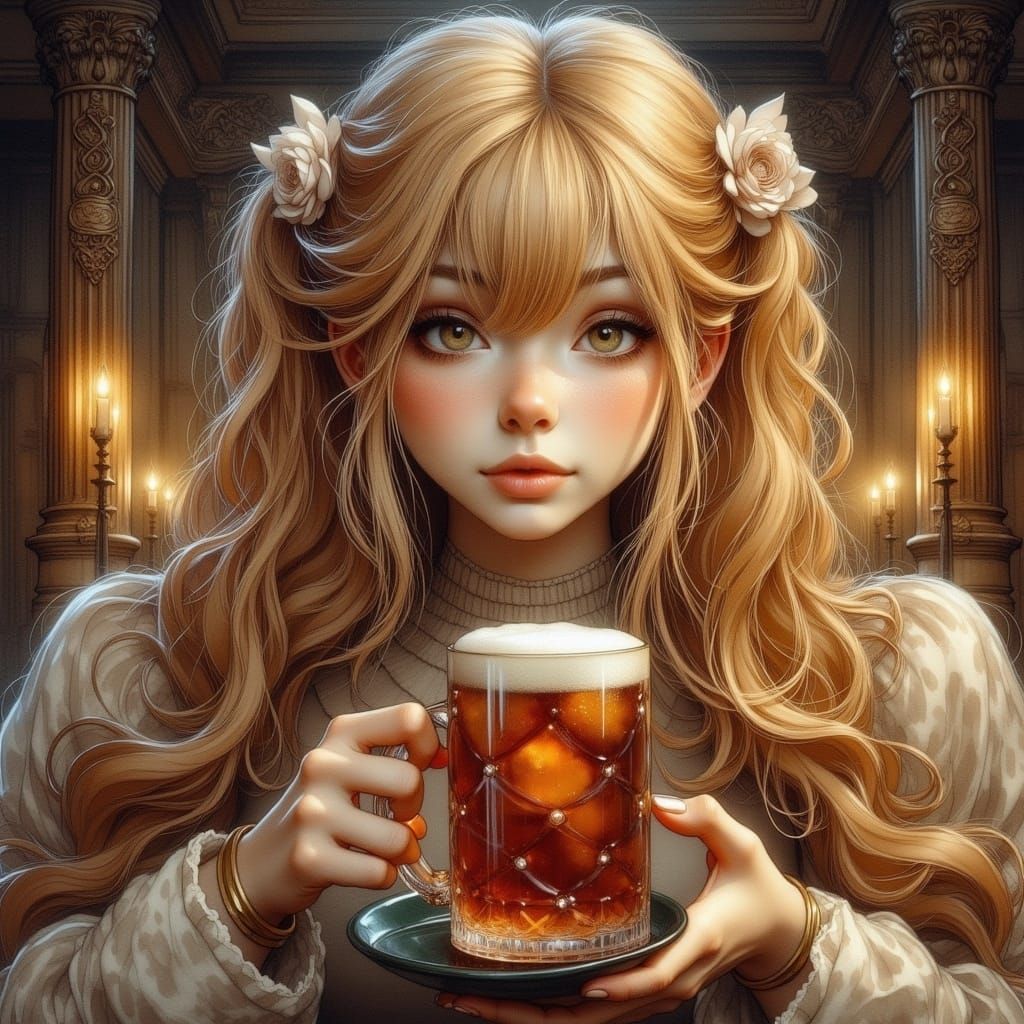 Glamorous Grandma in Vintage Style