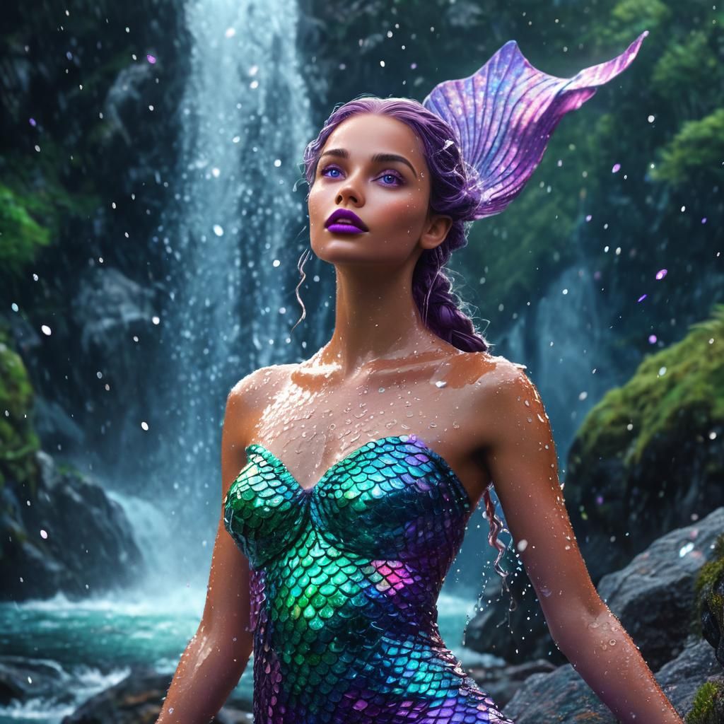 Sulis Goddess in Astral Holographic Illustration