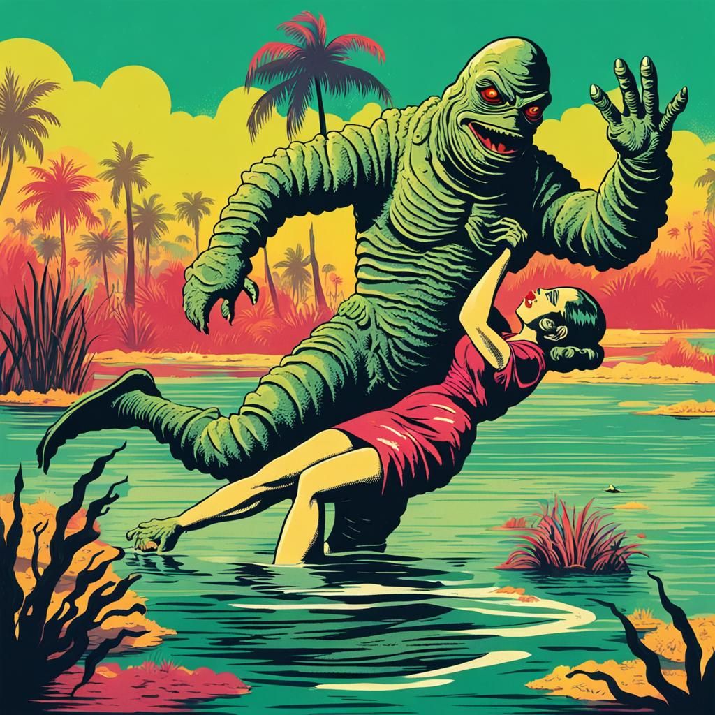 Creature From the Black Lagoon: Vintage Poster