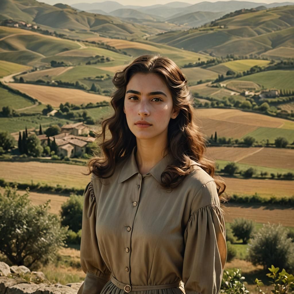 Italian Neorealism Portrait: Elena de la Cruz Valdés