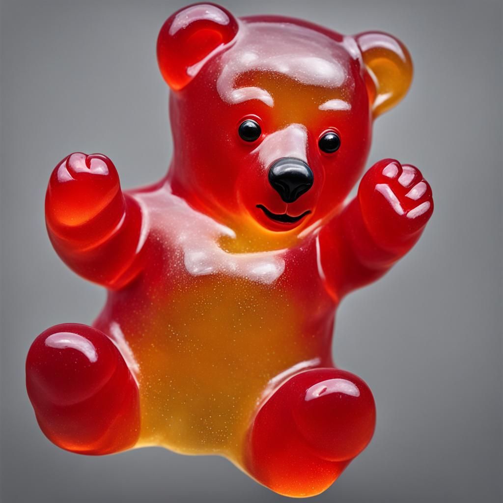 Simple Gummy Bear AI-Generated Image