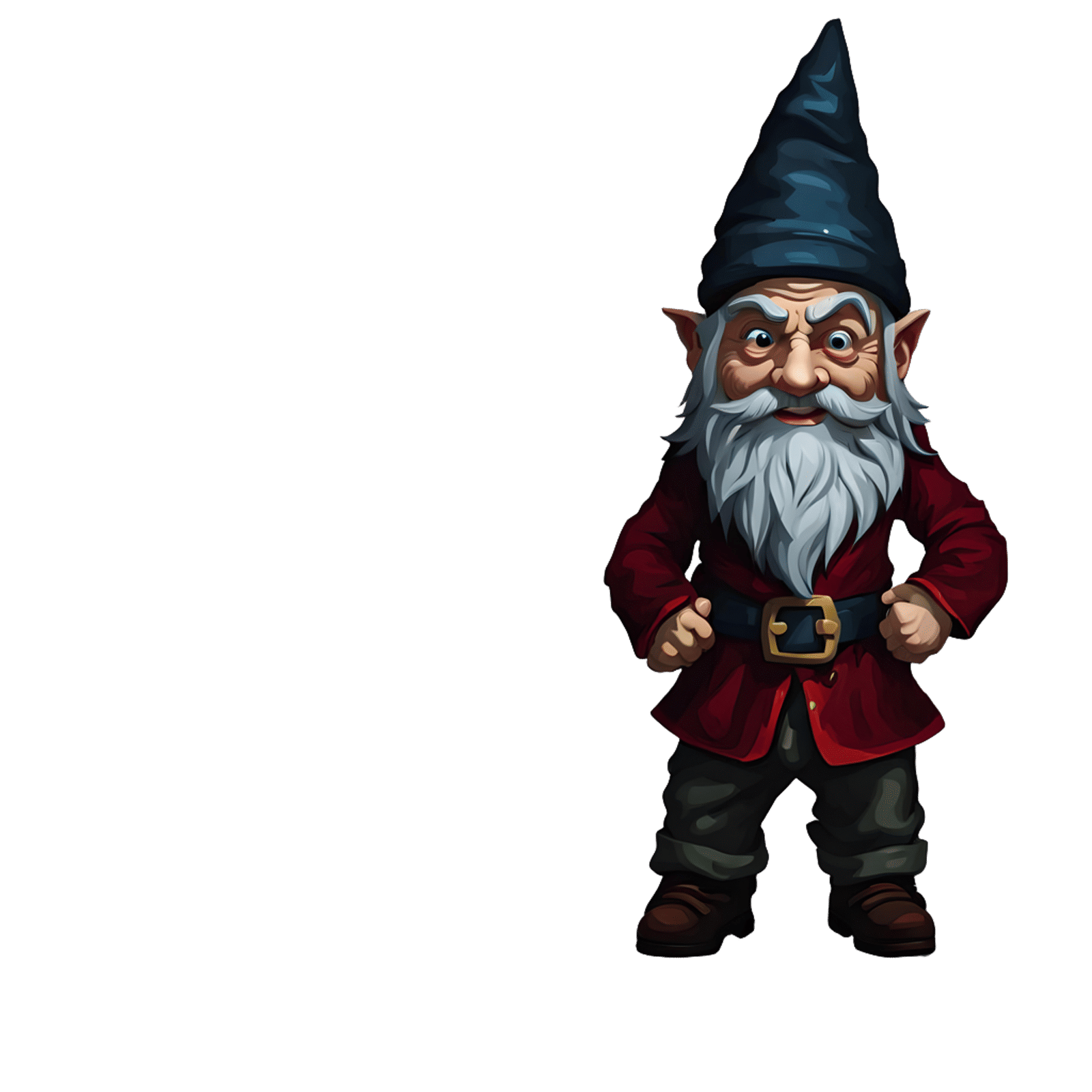 Sinister Psychopath Gnome Portrait