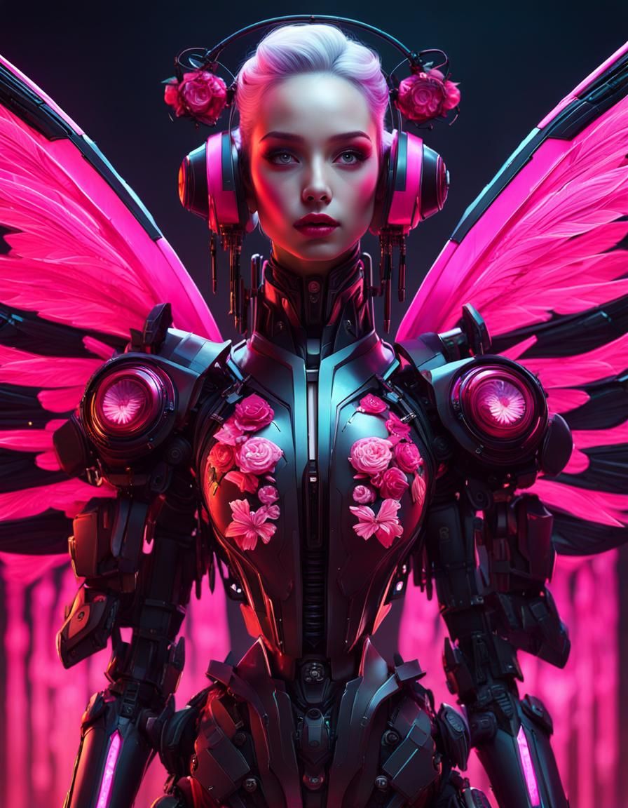 pink robot