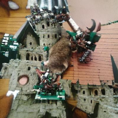 Skaven Archwarlock Destroys Castle with Dark Magic