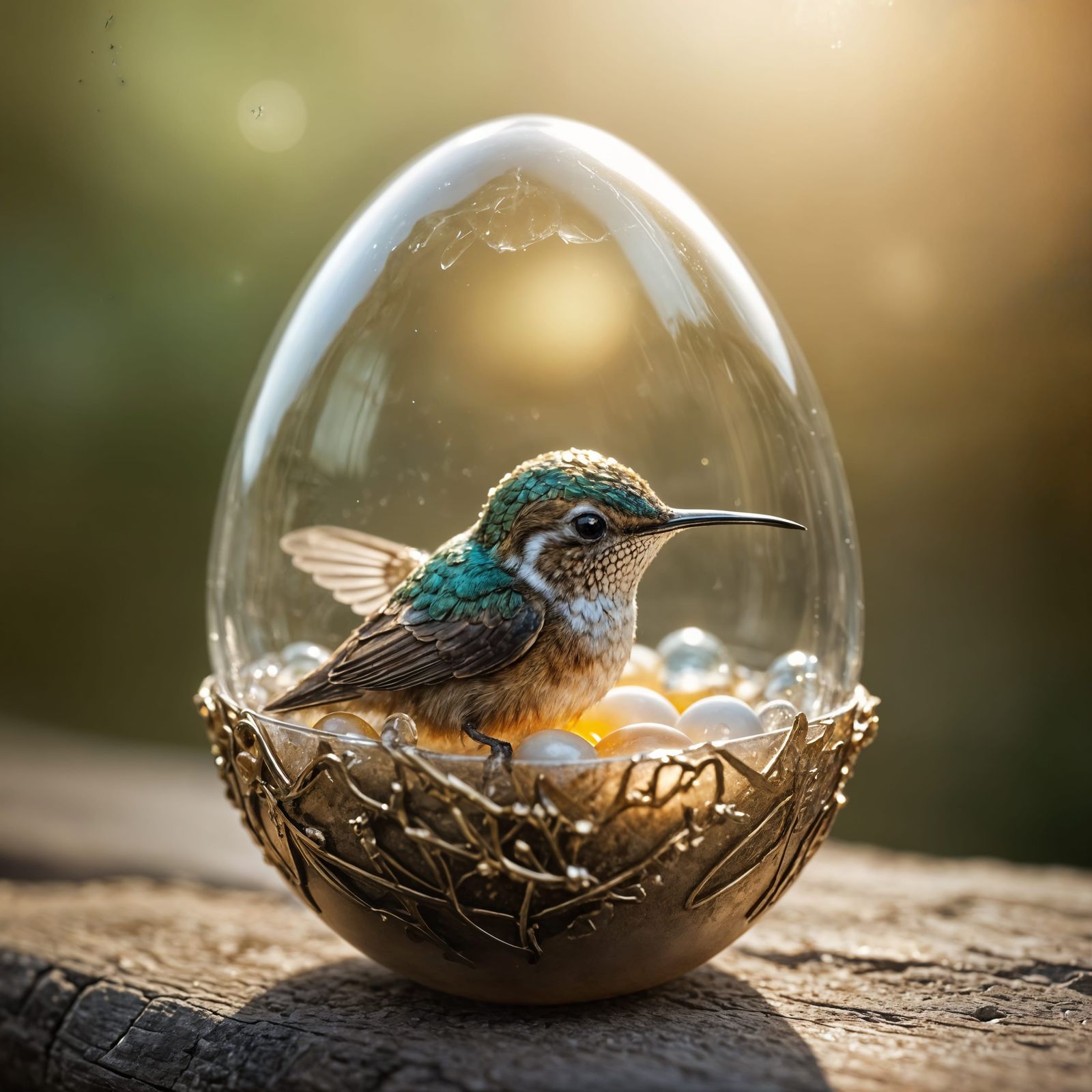 Little baby hummingbird