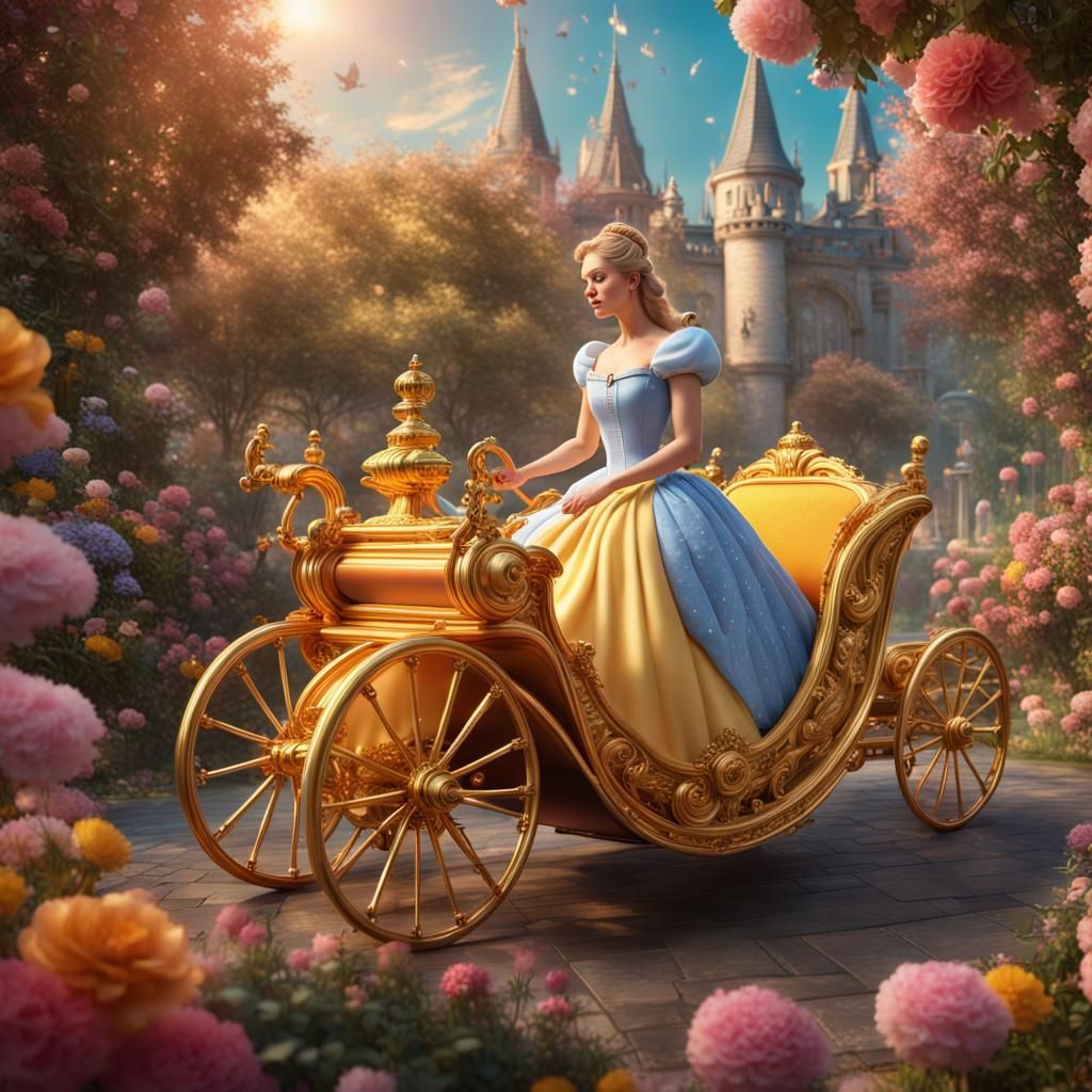 Cinderella's Coach Emerges from Storybook in Hyperrealistic ...