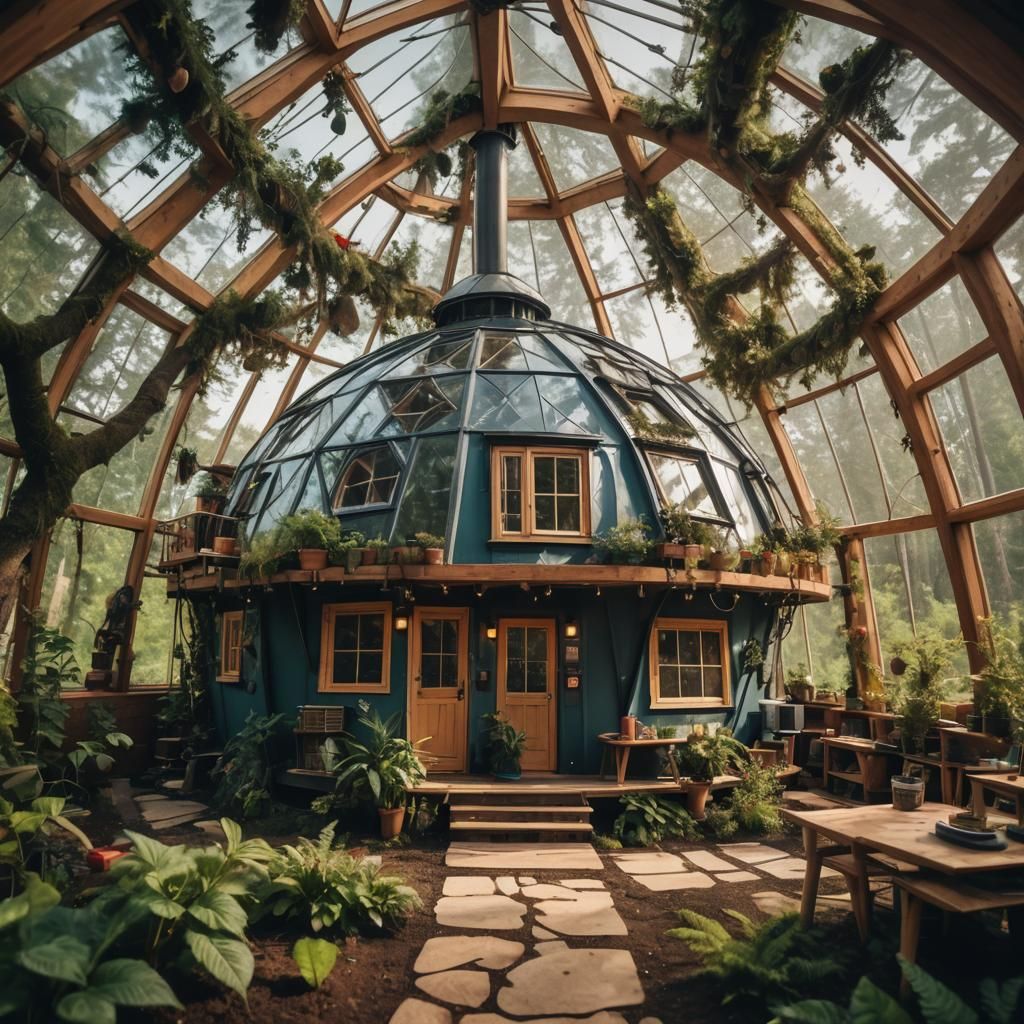 Fairy-Tale Tiny Houses in a Dome, Cinematic Film