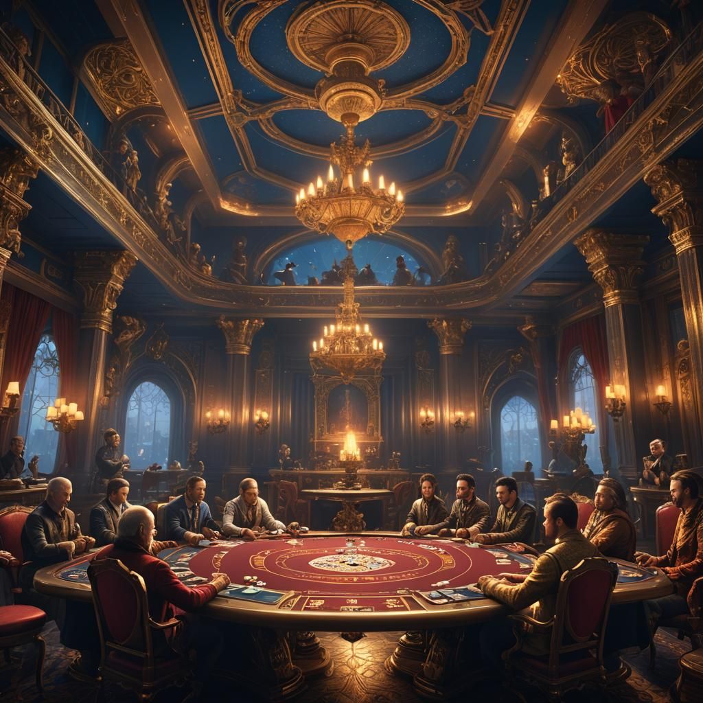Gods Play Poker: High-Fantasy Concept Art