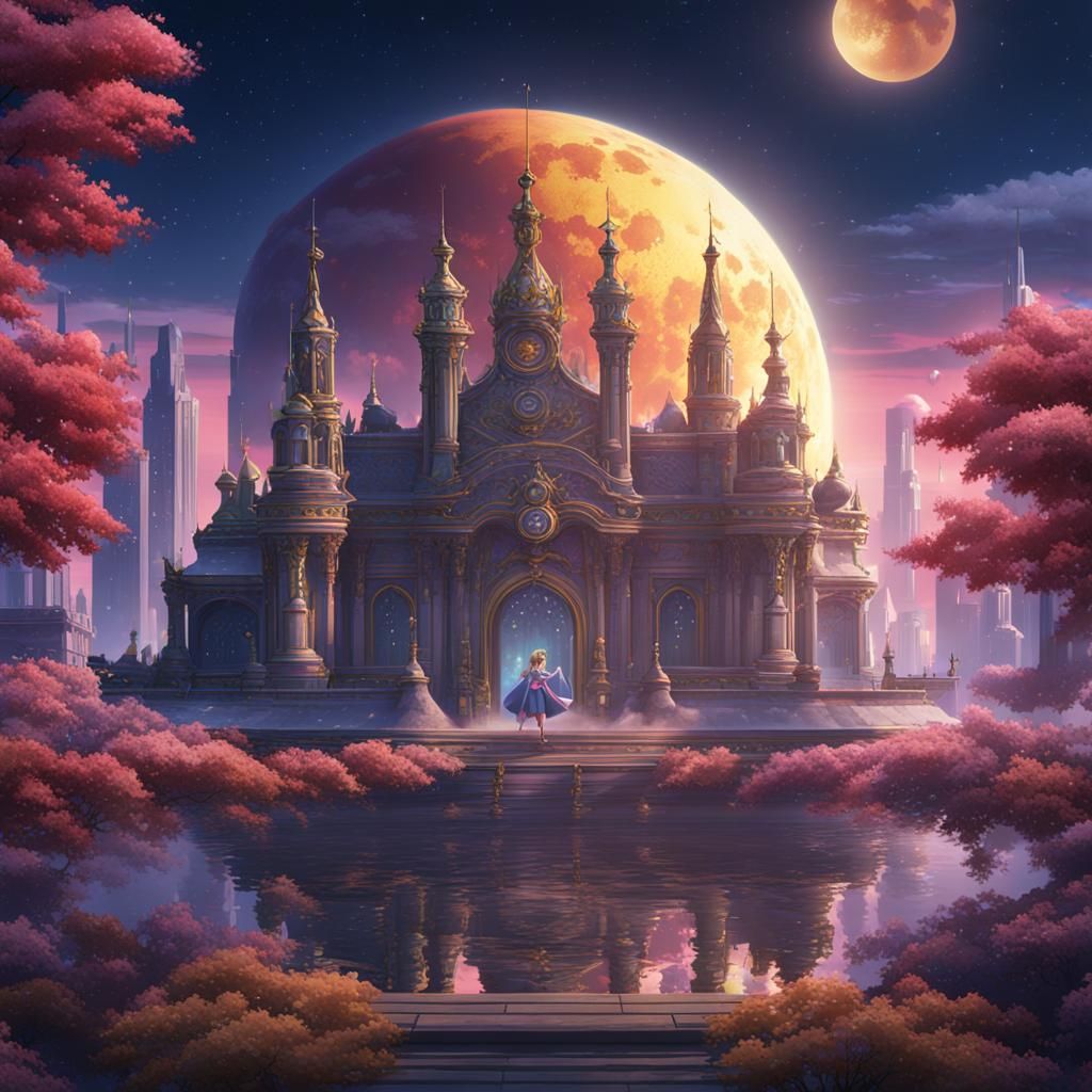 Sailor Moon: Detailed Fantasy Concept Art