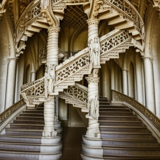 Chateau Chambord's Ethereal Double Helix Staircase