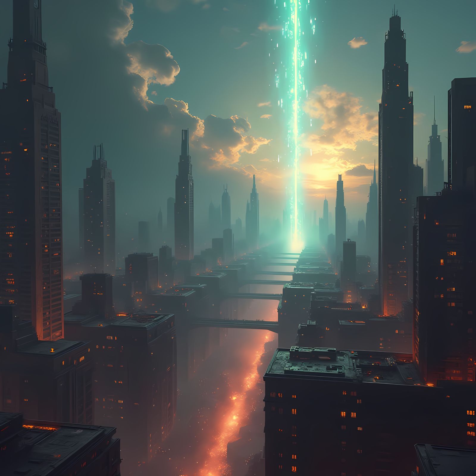 Babylon's Final Hours in Cyberpunk Holographic Apocalypse