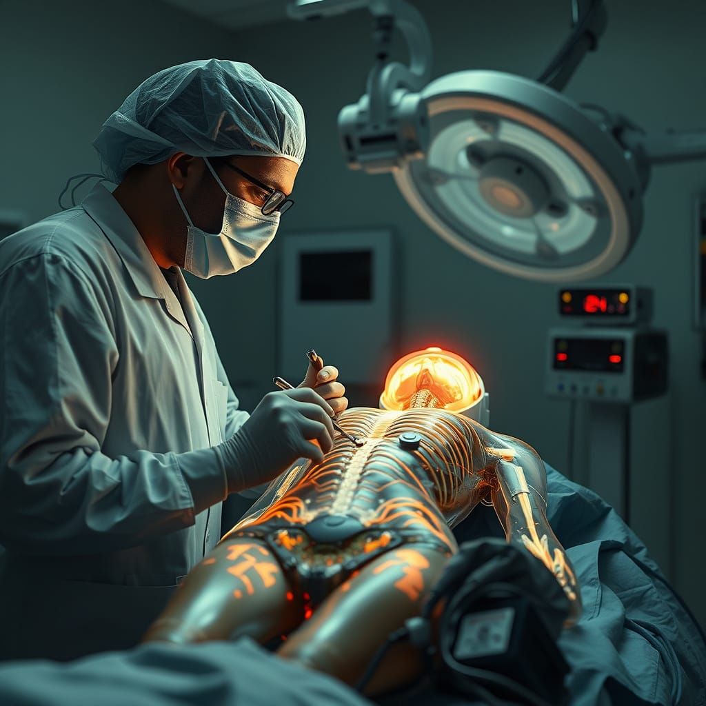 Surgeon's Shock: Patient Reveals Cybernetic Interior