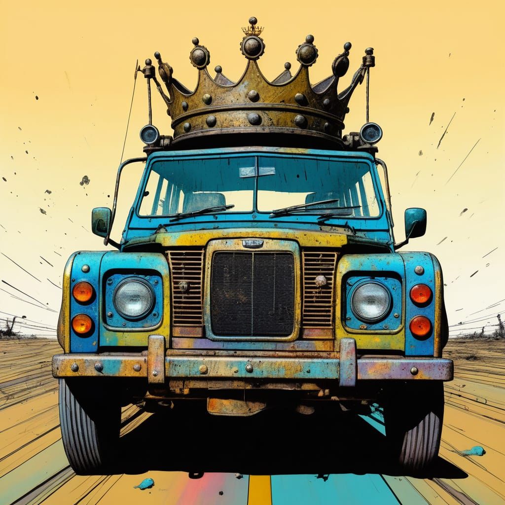 Etonian Satire in Steampunk Landrover