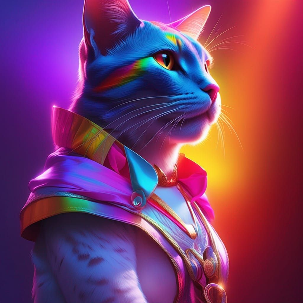 The cat of performing arts