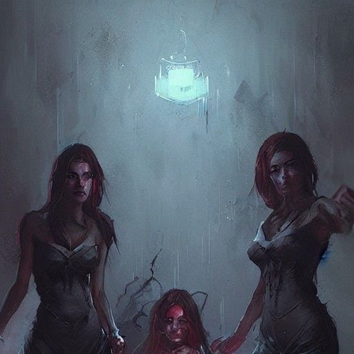 Sinister Teletubbies by Greg Rutkowski