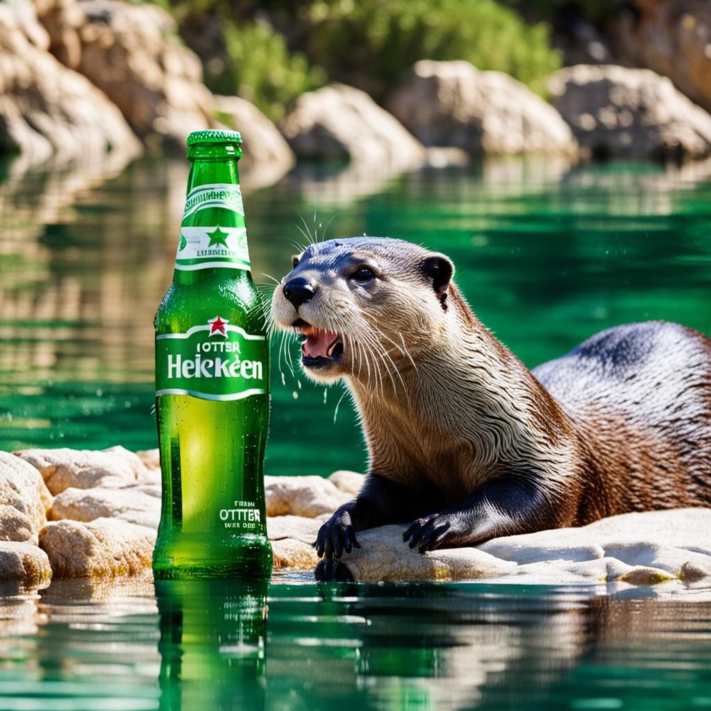 Otter's Displeasure with Heineken in Majorca