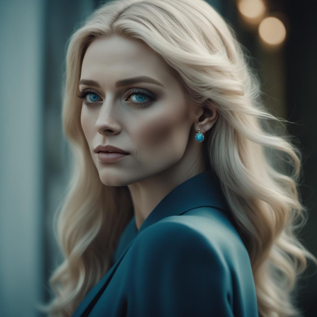 Sophisticated Woman in Soft Focus