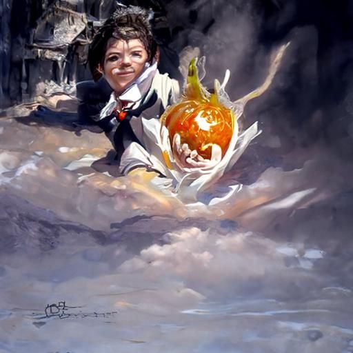 The Promised Neverland: Oil Painting Landscape