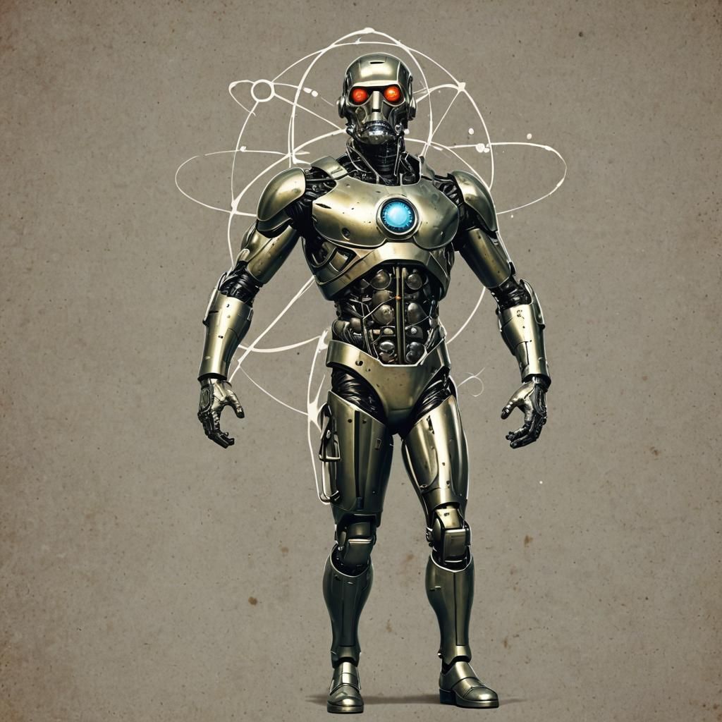 Atomic Man Generated by AI