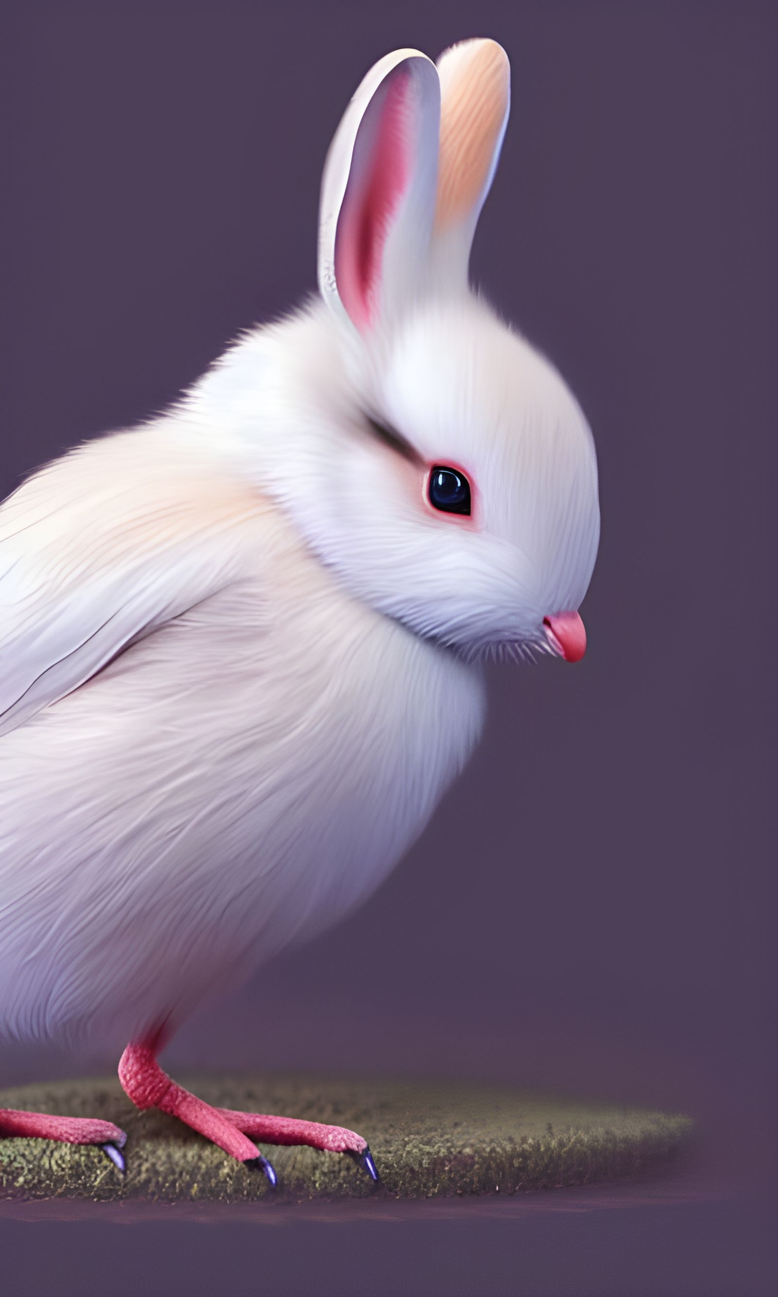 Beautiful Bird Bunny: A Photorealistic Masterpiece