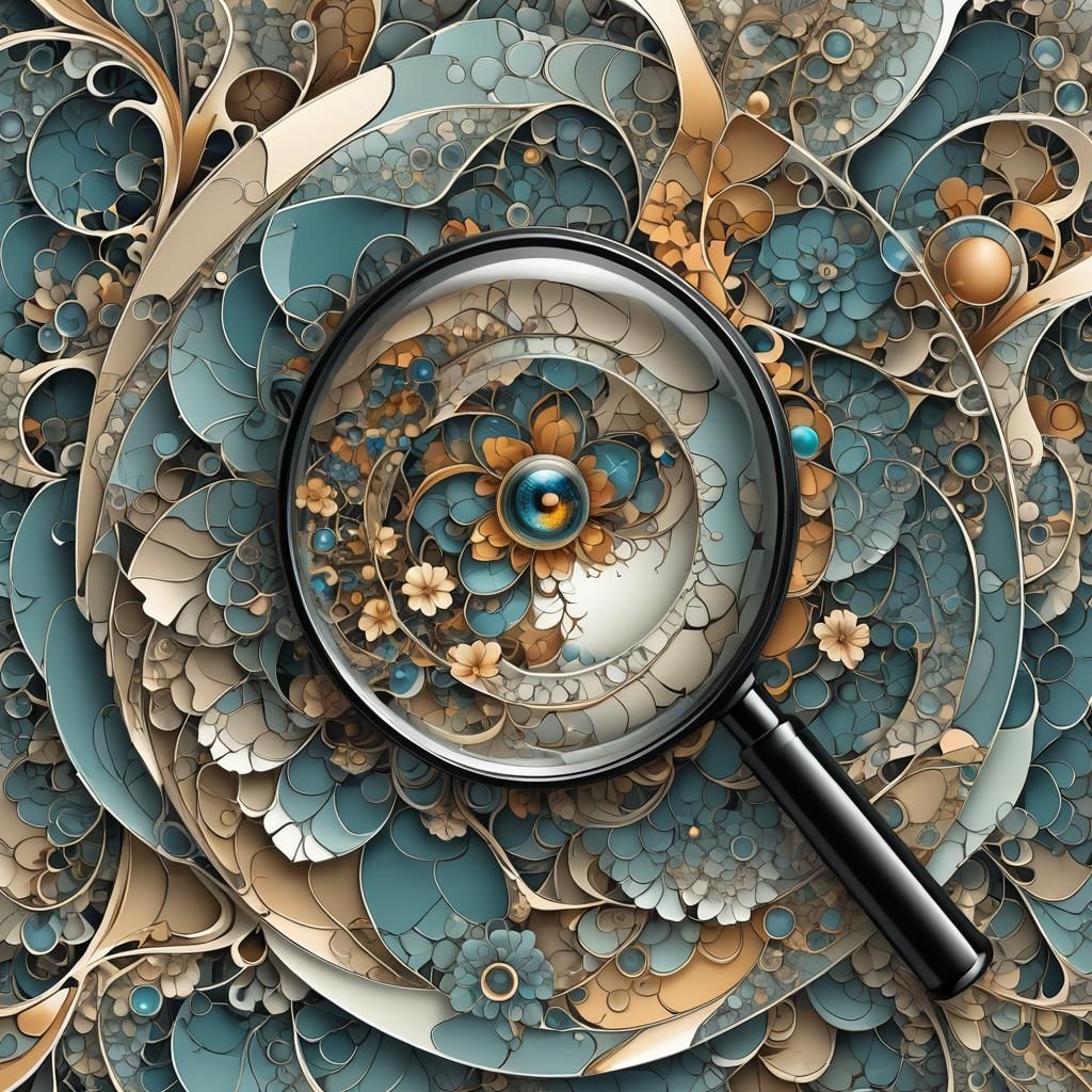 Cracked Self-Esteem Meter Under Magnifying Glass