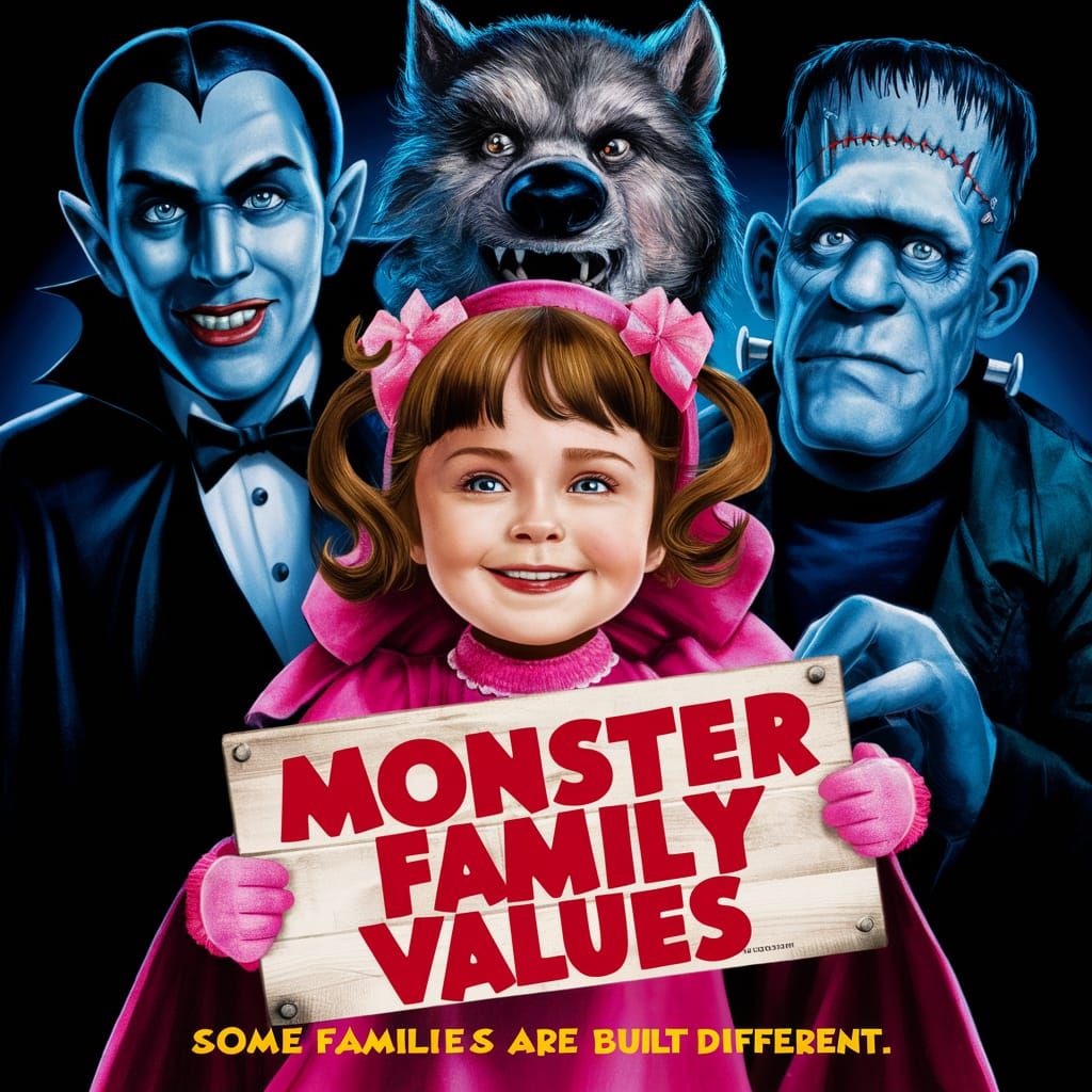 Monster Family Values Movie Poster