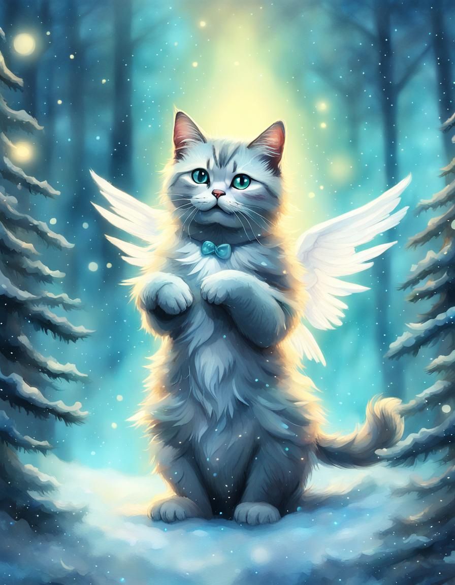 Angel cat