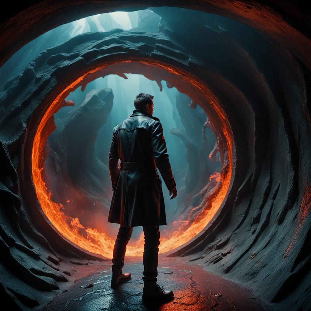 Epic Swirling Portal to the Underworld