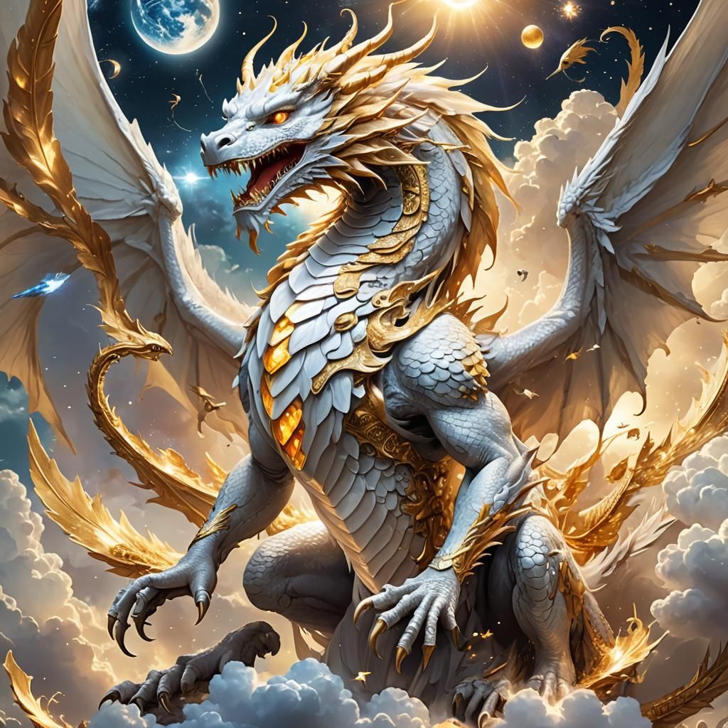 Meet Raegon, the dragon embodiment of Reya herself, one of the many aspects derived from her soul.
