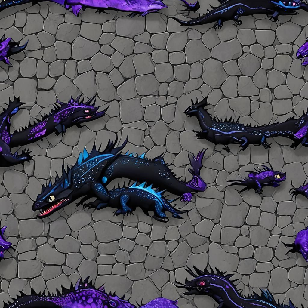 Dragon with Plasma Blast and Color-Changing Scales