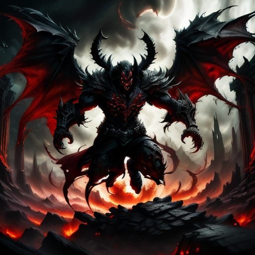 Evil Demons Leap Forward in Dark Fantasy Art