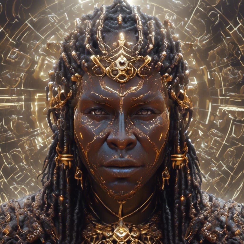 Hyperrealistic Cassiopeian Interdimensional Being in Glowing...