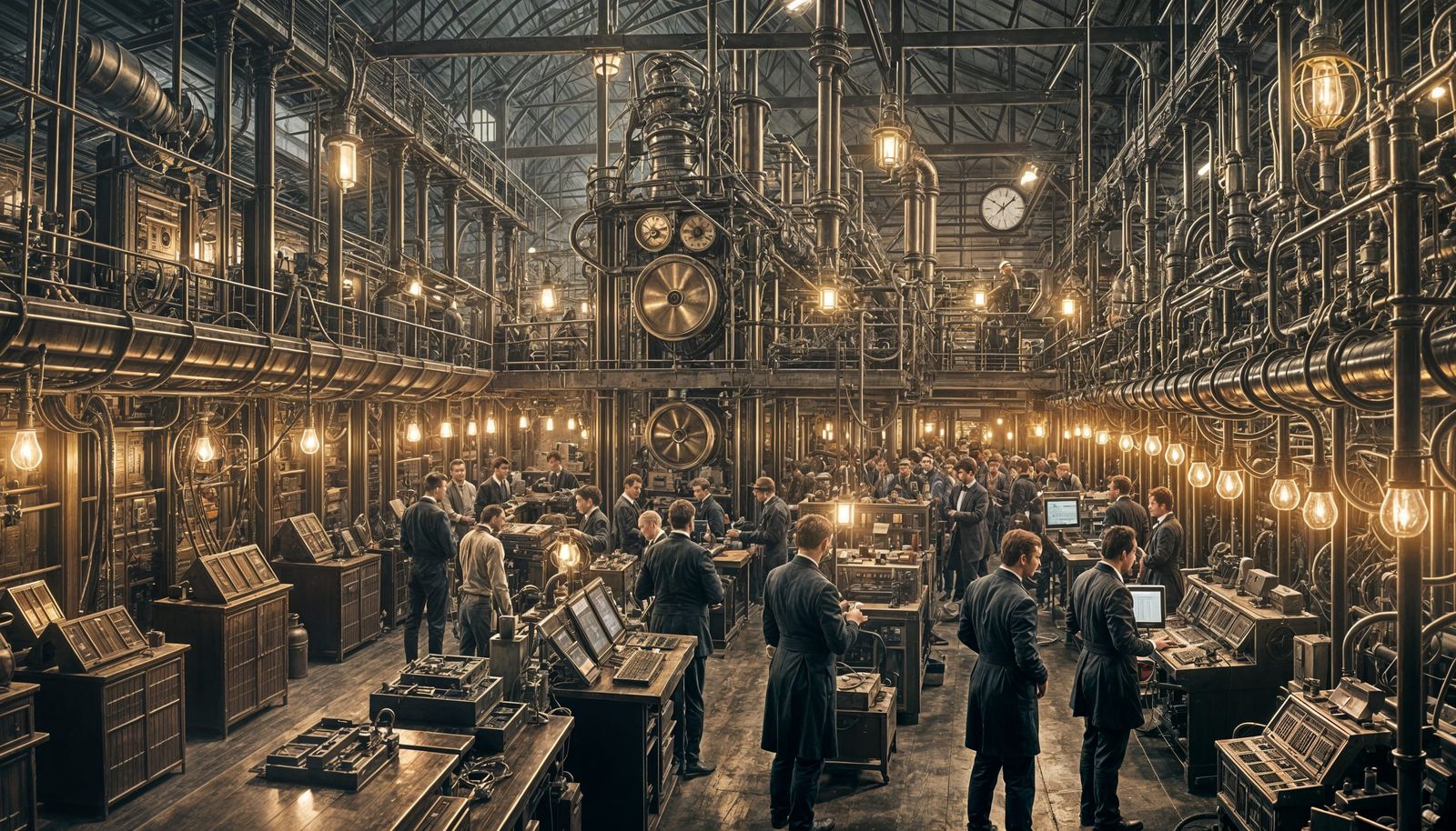 Victorian Era Data Center Interior