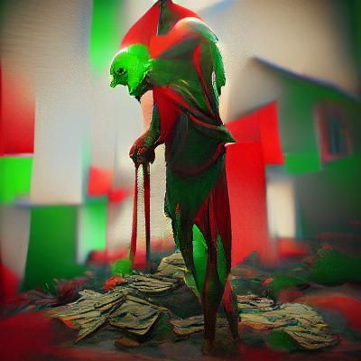 Greed: Fauvism Poster Art in 8k Resolution