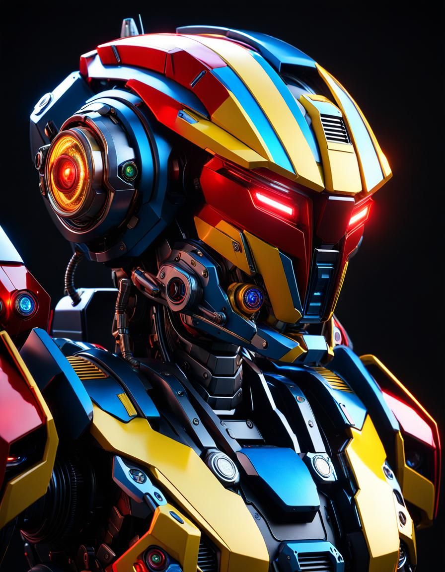 Mecha Robot Portrait in Unreal Engine 5