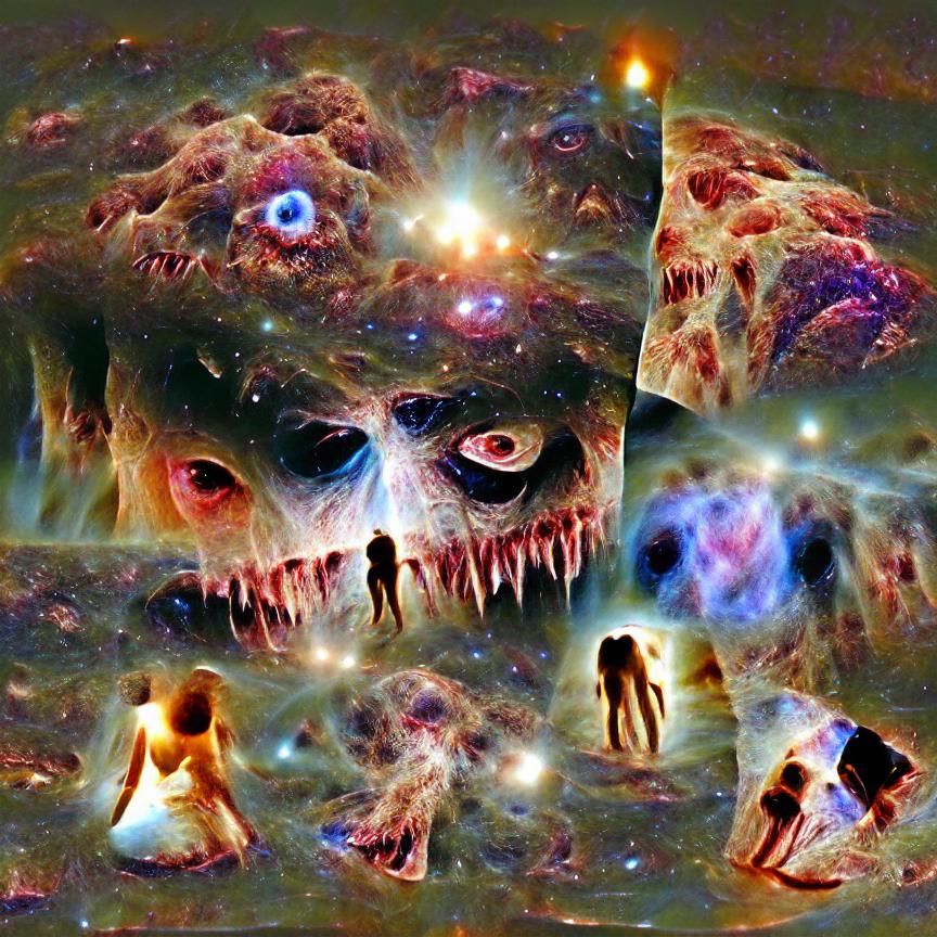 Abstract Cosmic Horror Beyond Comprehension